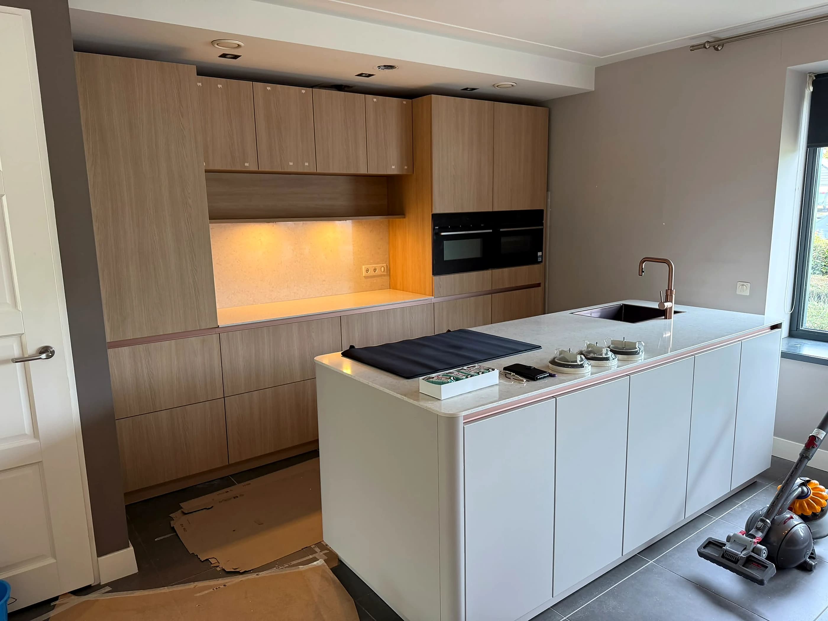 Door Renovast gerealiseerde keuken, eindresultaat